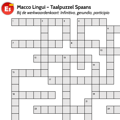 Taalpuzzel Spaans – Infinitivo, gerundio, participio