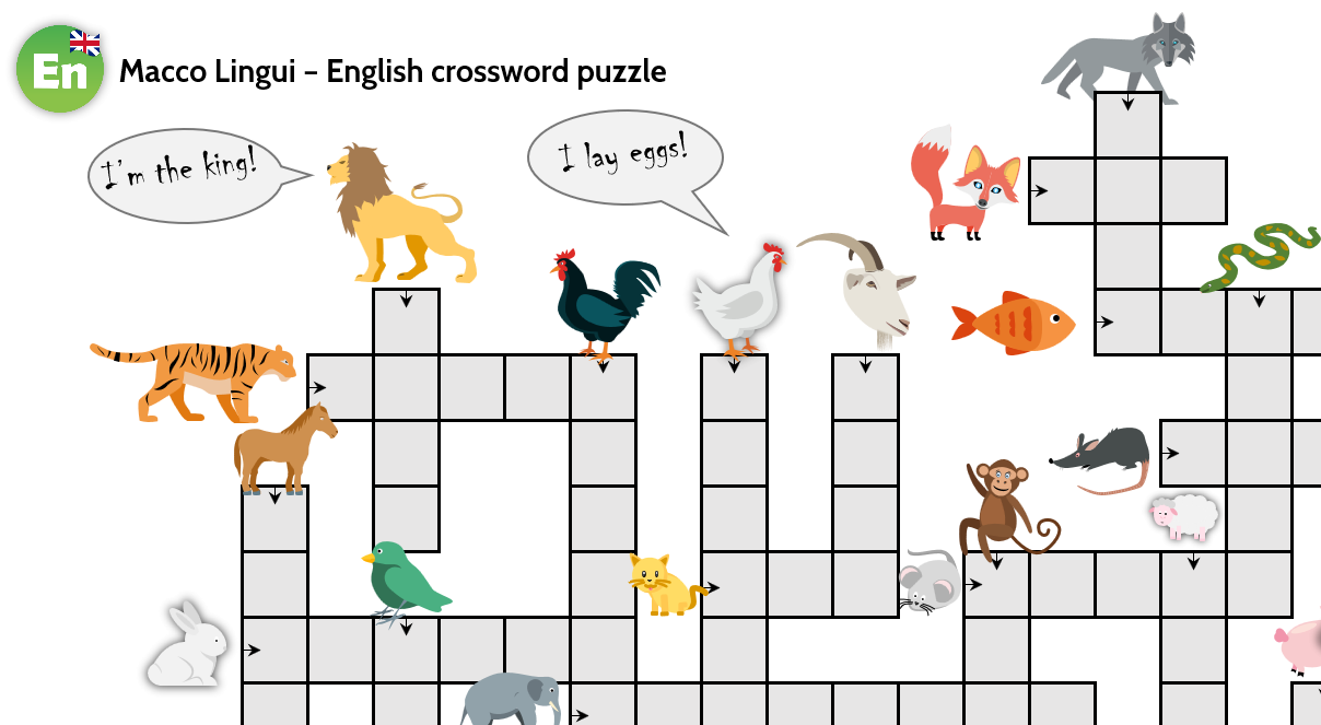 Taalpuzzel Engels – dieren